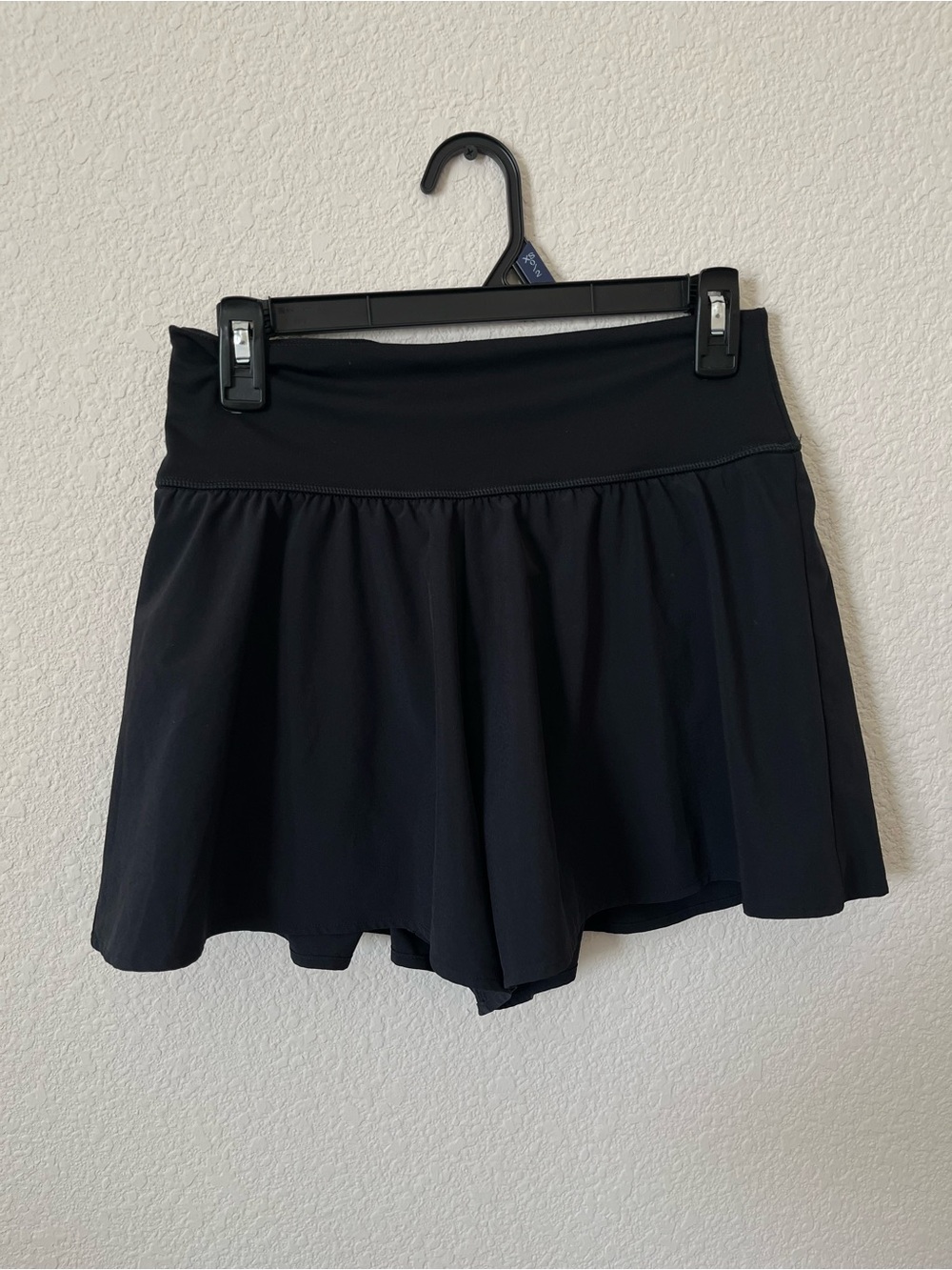 Women's Black Athletic  Shorts